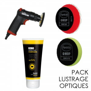 Pack lustrage rénovation optiques de phares