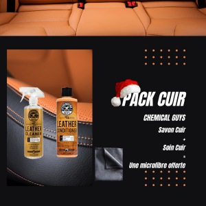Pack cuir Chemical Guys avec microfibre offerte – Akrro