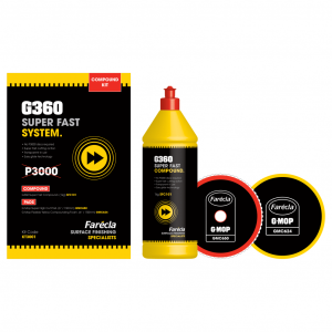 Kit de polissage lustrage G360 Super Fast Compound - Farécla